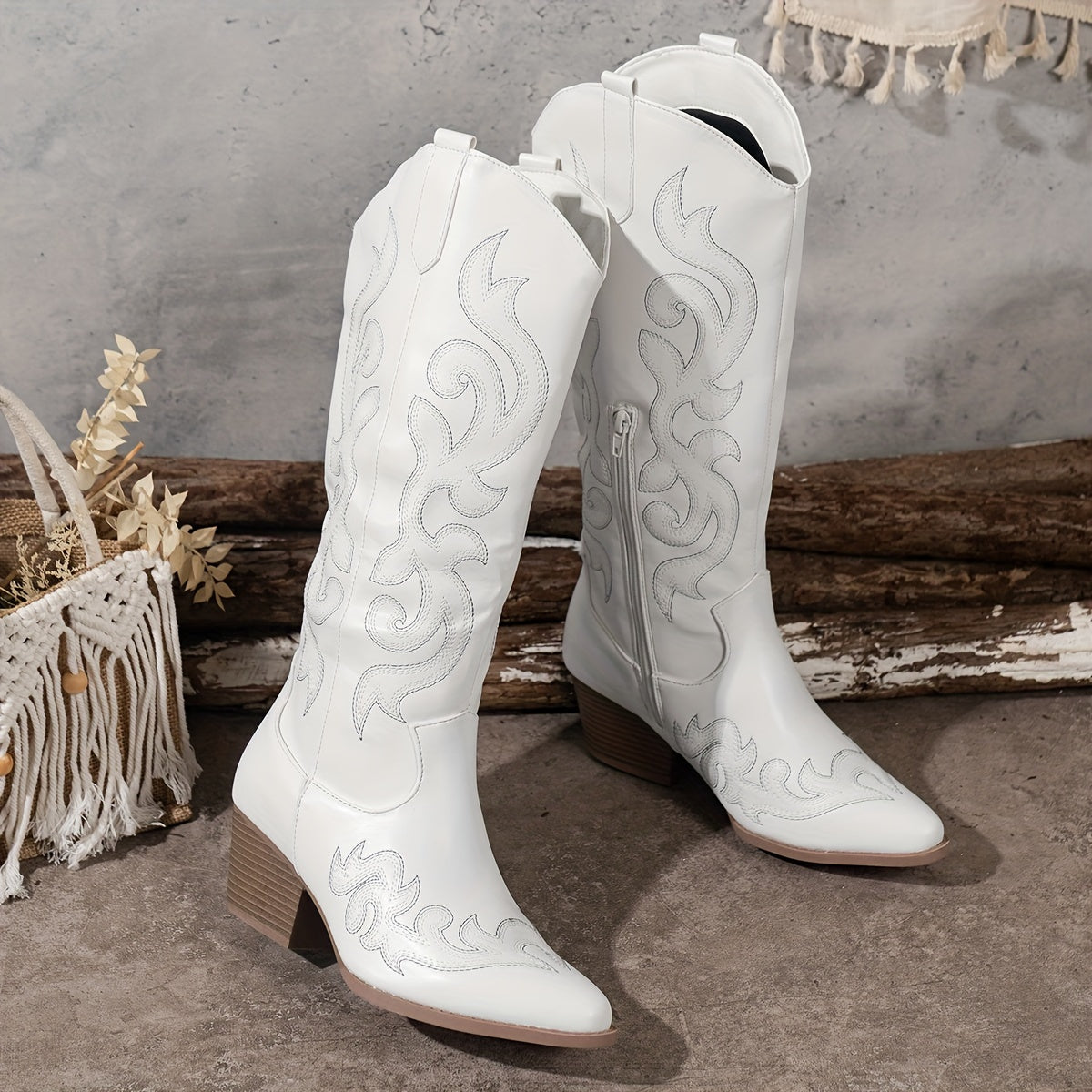 knee-high cowboy Boots