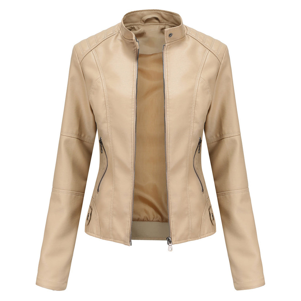 Black Leather-Look Jacket