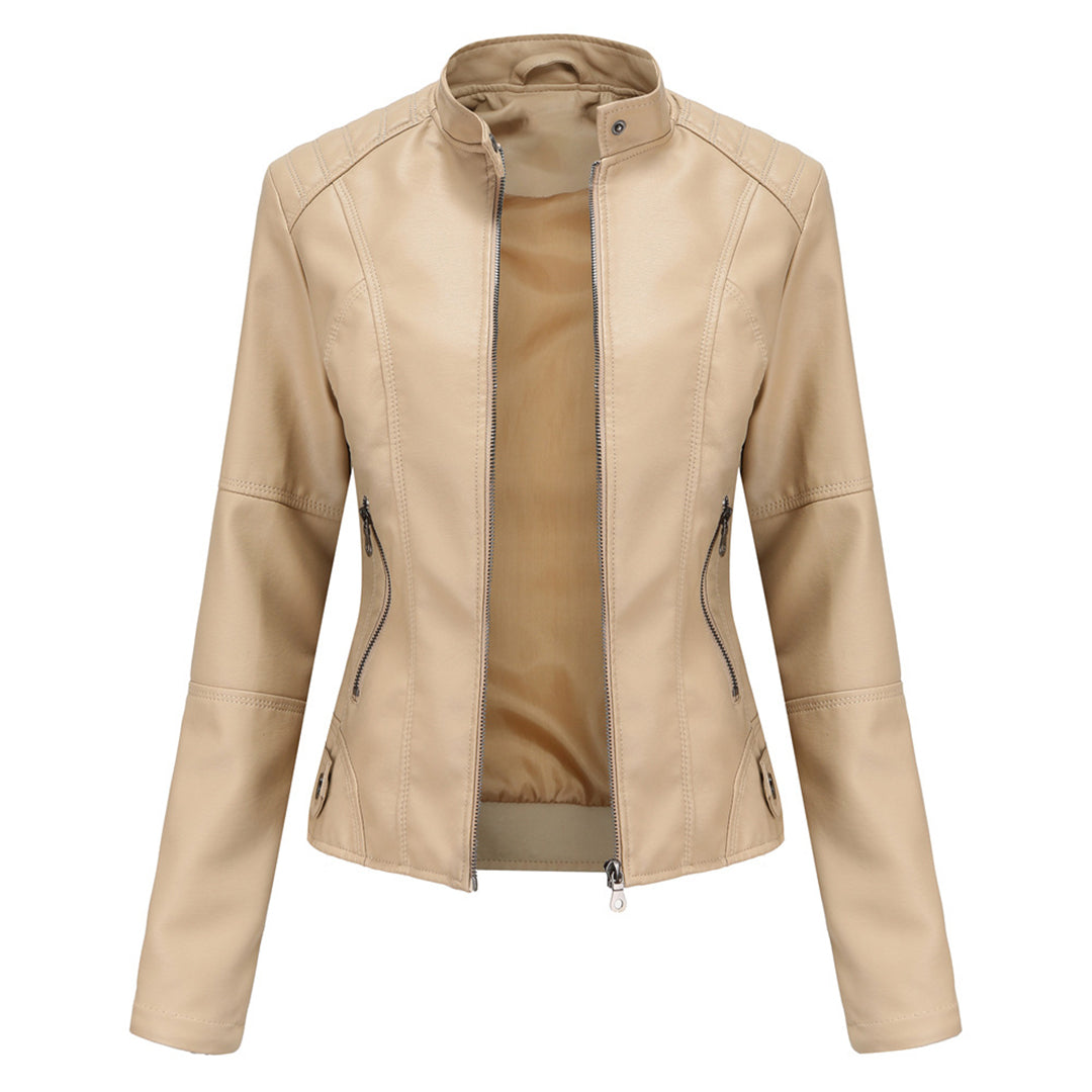 Black Leather-Look Jacket