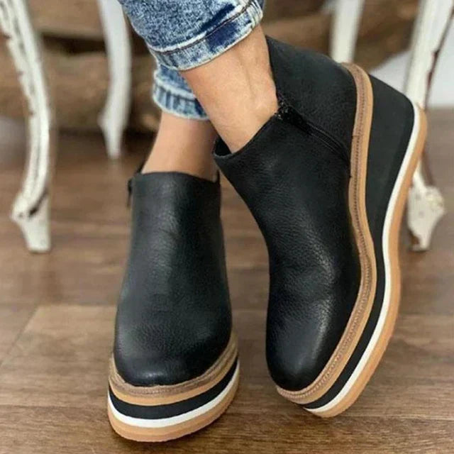 Black waterproof side-zip Boots