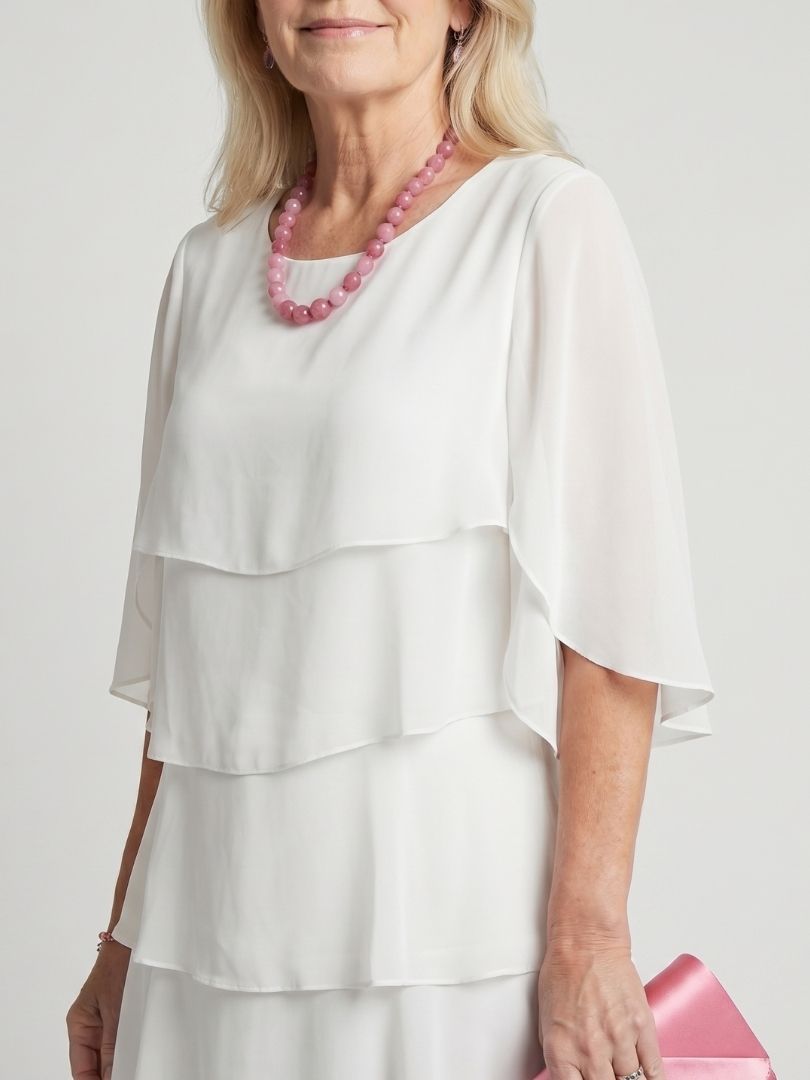 Brent - Layered Tier Midi Dress