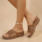 Luxurious Comfort Arch Support Slides – Elevated Summer Casual