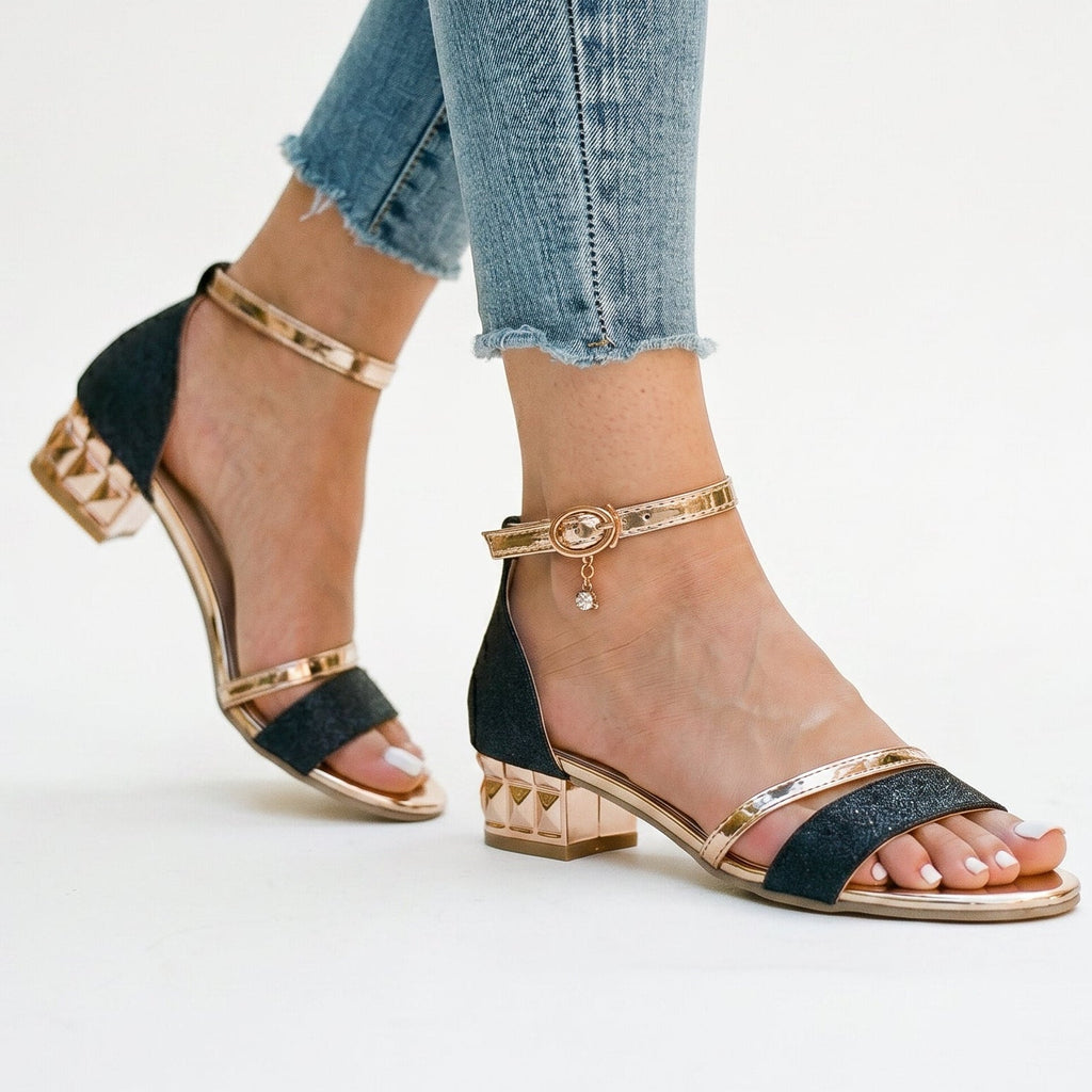 Orthopaedic Block Heel Sandals