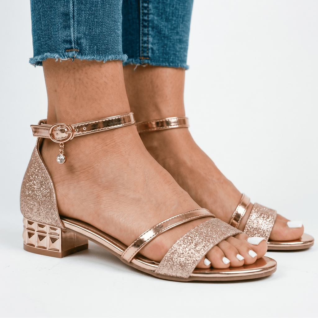 Orthopaedic Block Heel Sandals