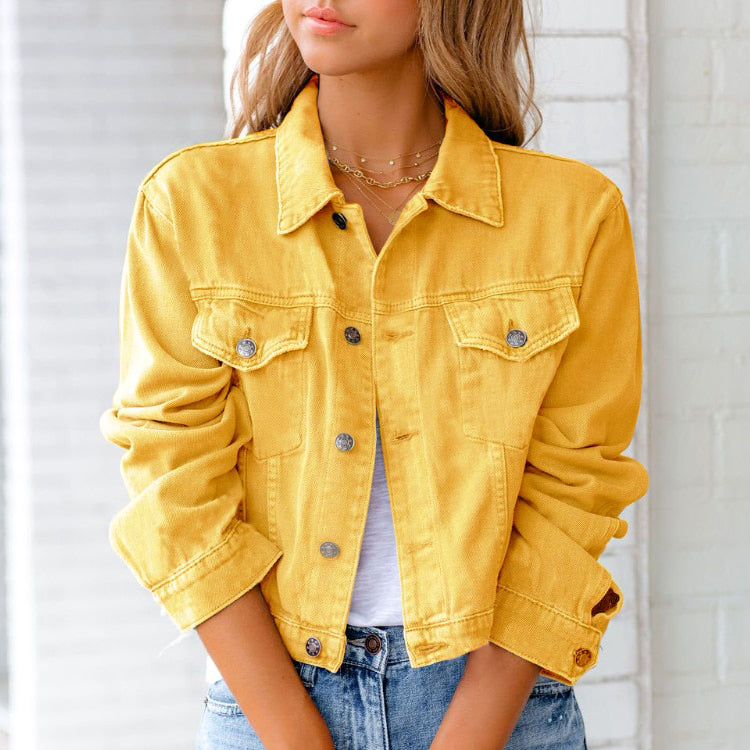 Yellow Denim Jacket