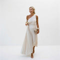 One-Shoulder Wedding Guest Dress