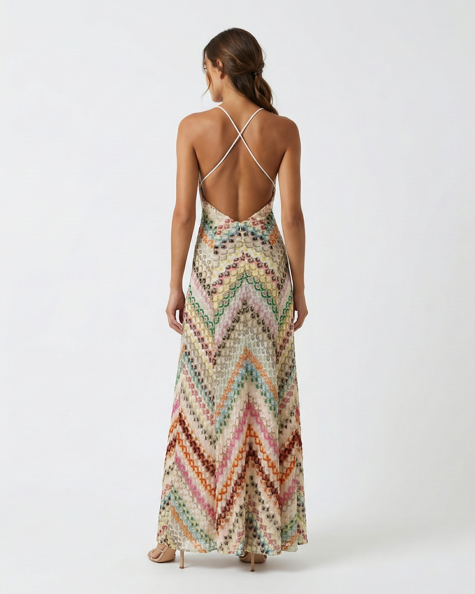 Serena Striped Knit Maxi Dress