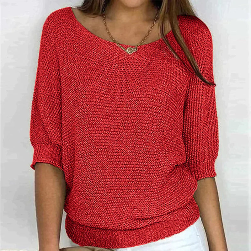 Sand Chic Pullover Sweater
