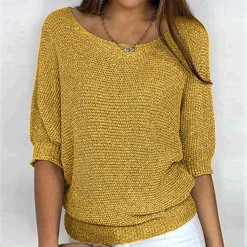 Sand Chic Pullover Sweater