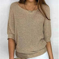 Sand Chic Pullover Sweater, front view