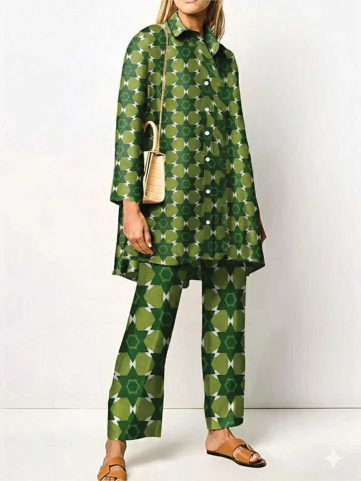 Farrah | Stylish Tunic Pants Two Piece Set