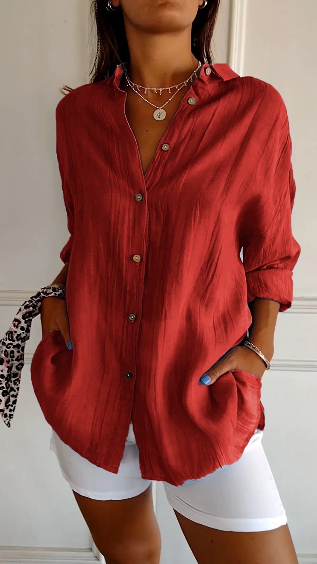 Button Down Summer Shirt Vacation Beach