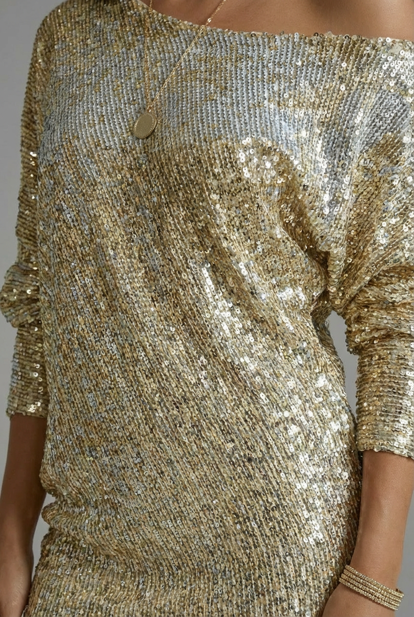 Women’s Sequin Glitter Mini Cocktail Dress
