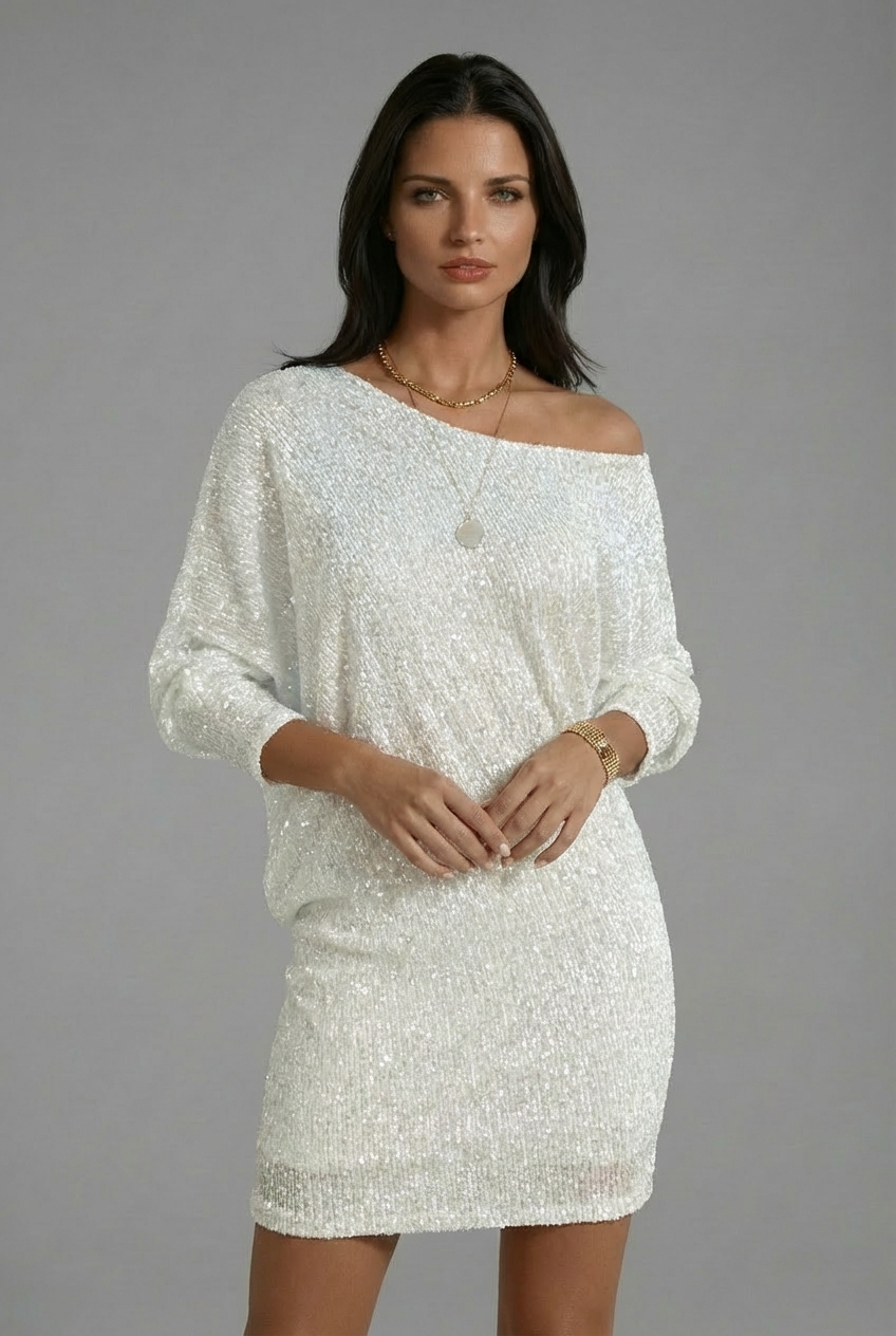 Women’s Sequin Glitter Mini Cocktail Dress
