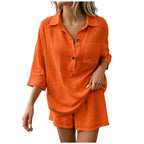 Women's Breathable Linen Summer Set