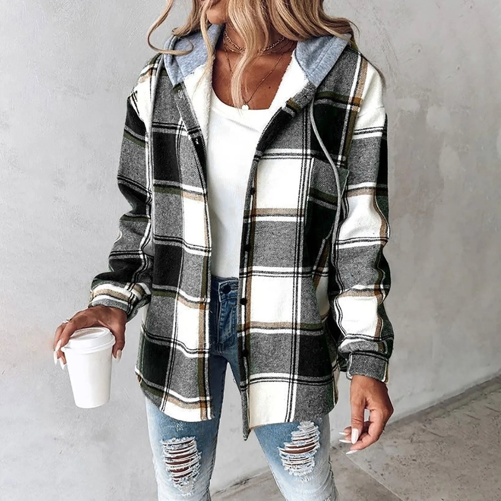 Green Cosy Overshirt