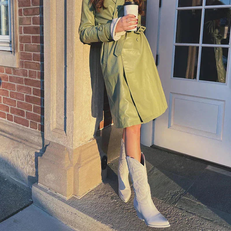 metallic western cowboy Boots