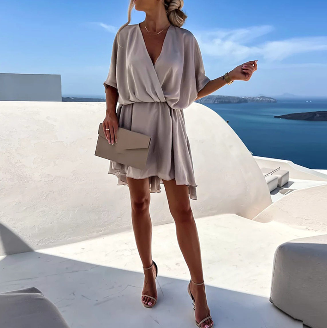 Casual Summer Sundress Mini Dress Everyday