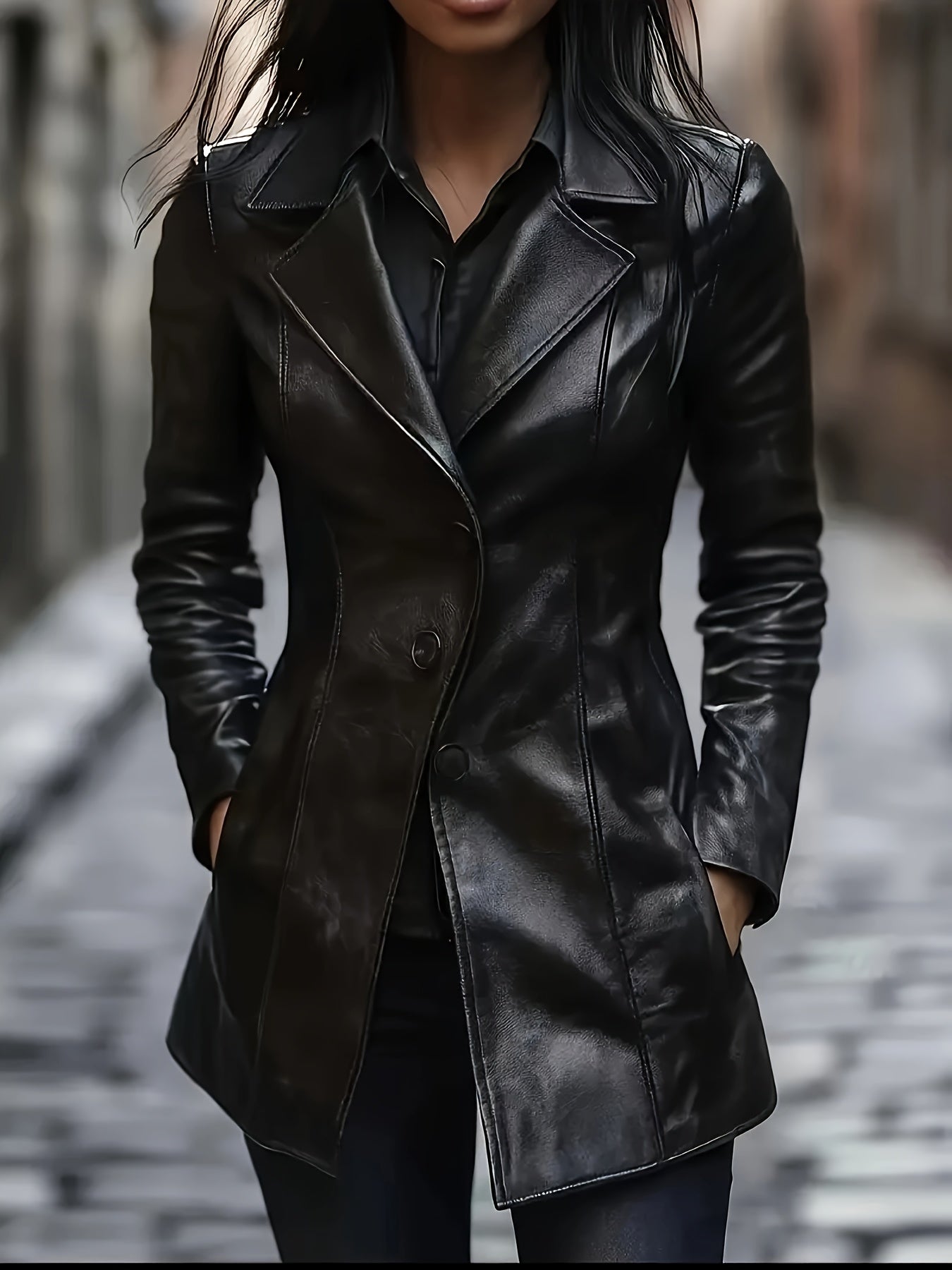 Black Tailored Coat