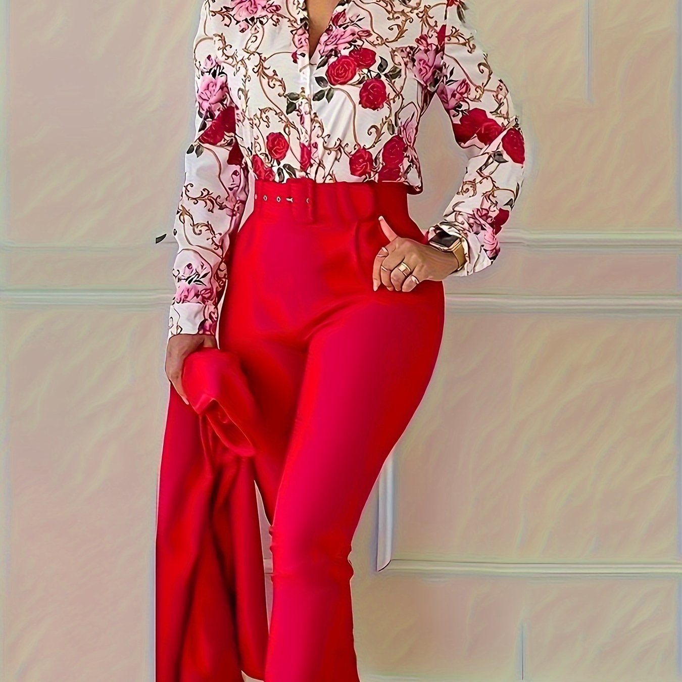 Elegant Floral Co-ord Set