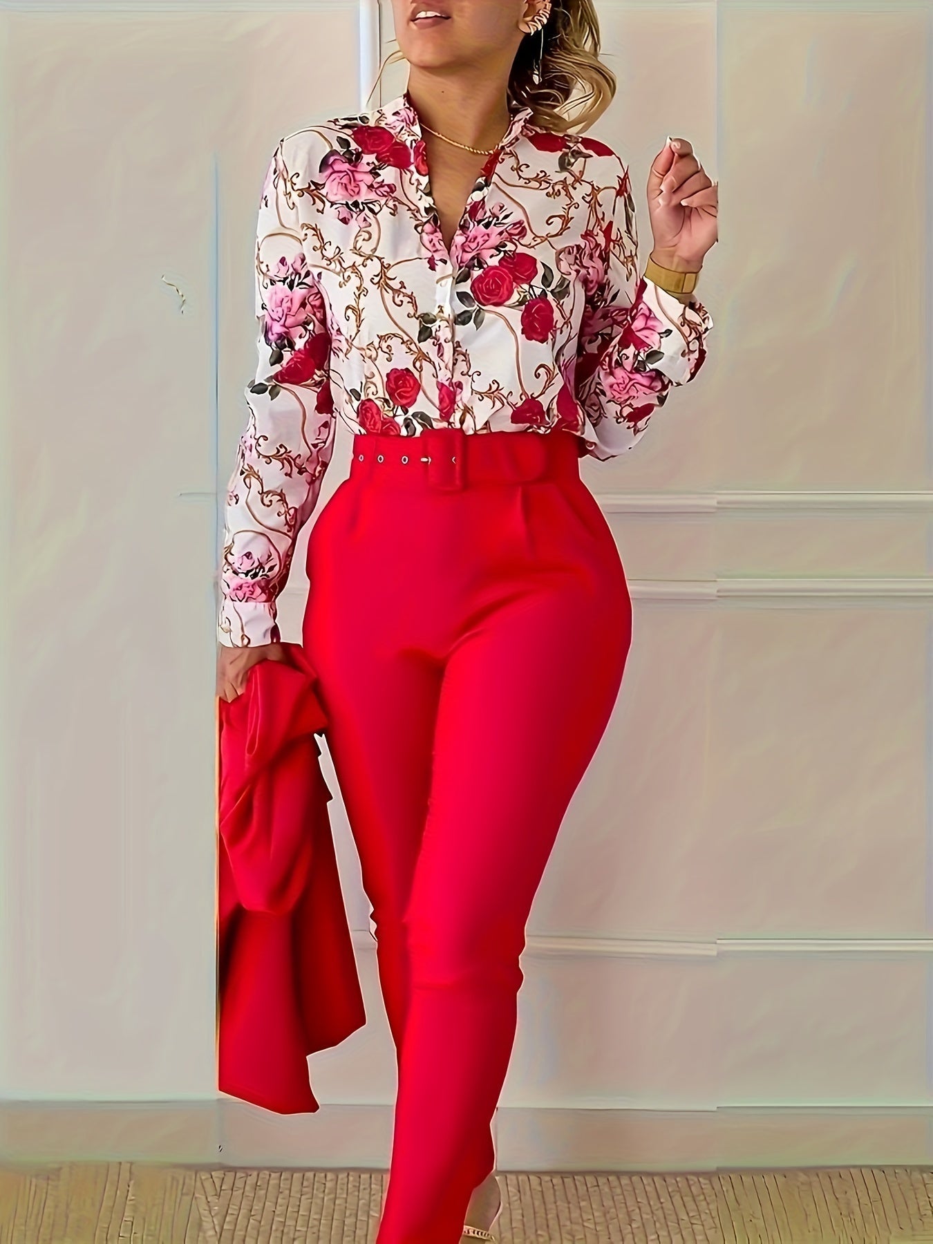 Elegant Floral Co-ord Set