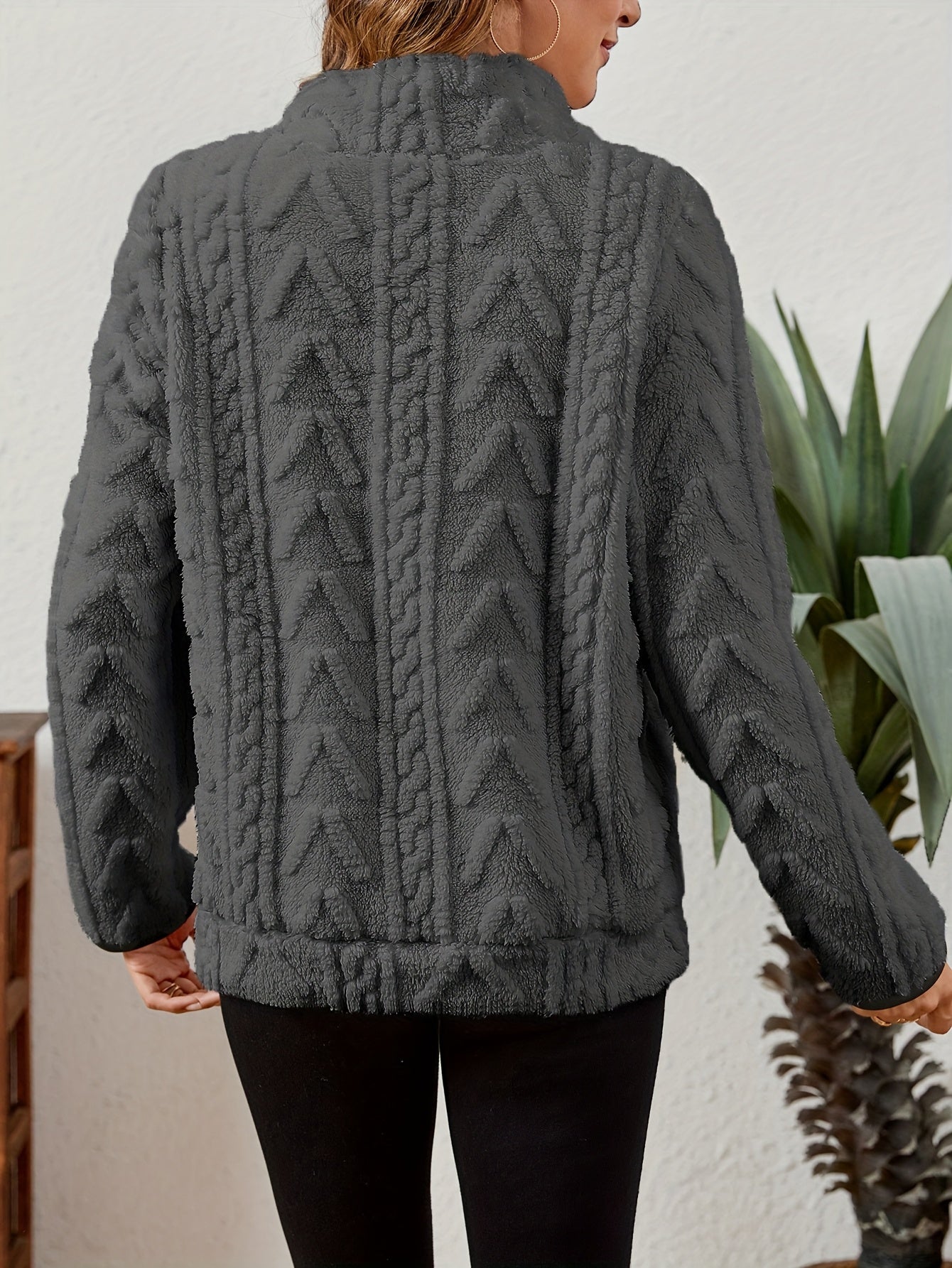 Cozy Half-Zip Sweater with Kangaroo Pocket