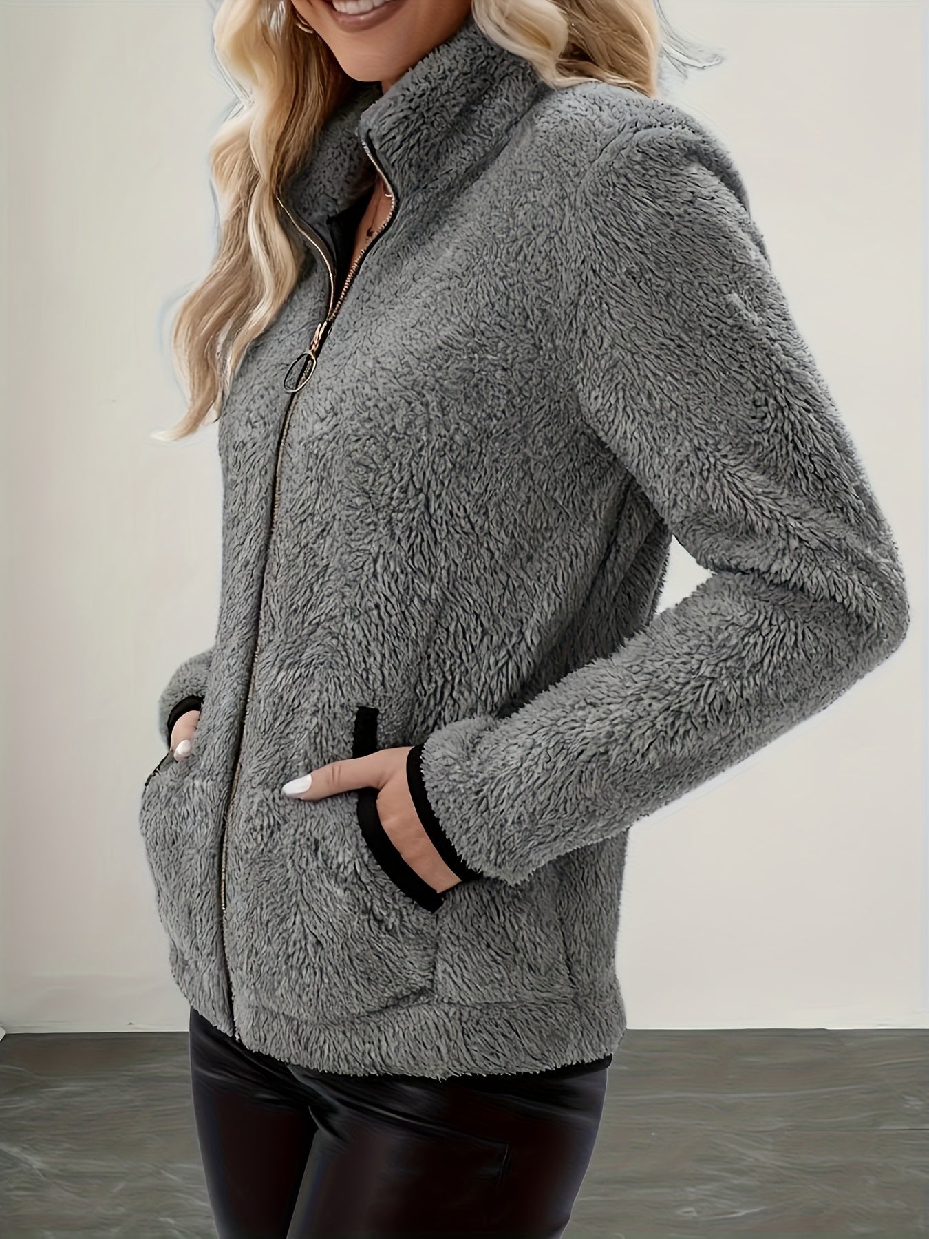 White Zip-Up Jacket