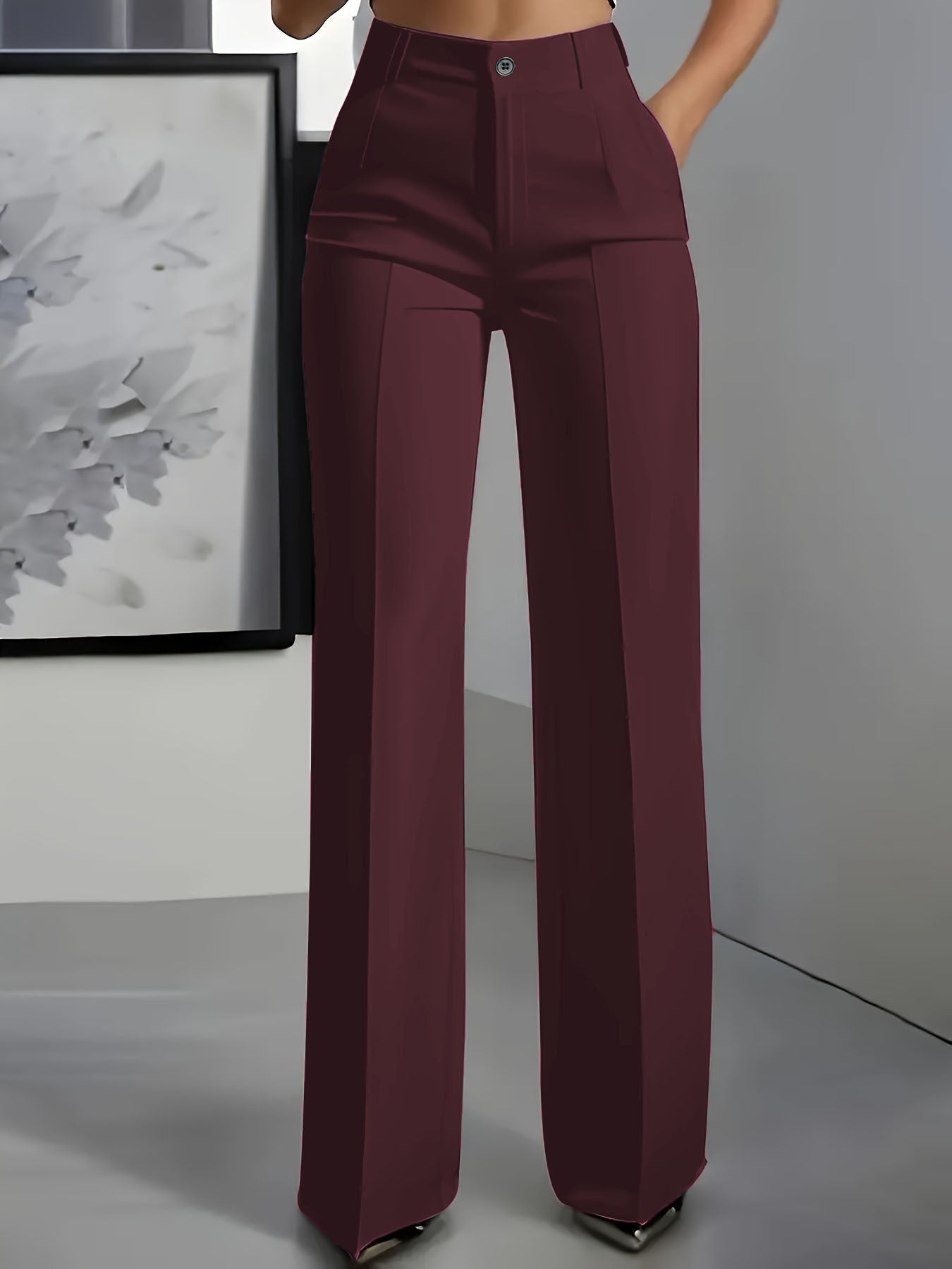 wide-leg tailored Pants