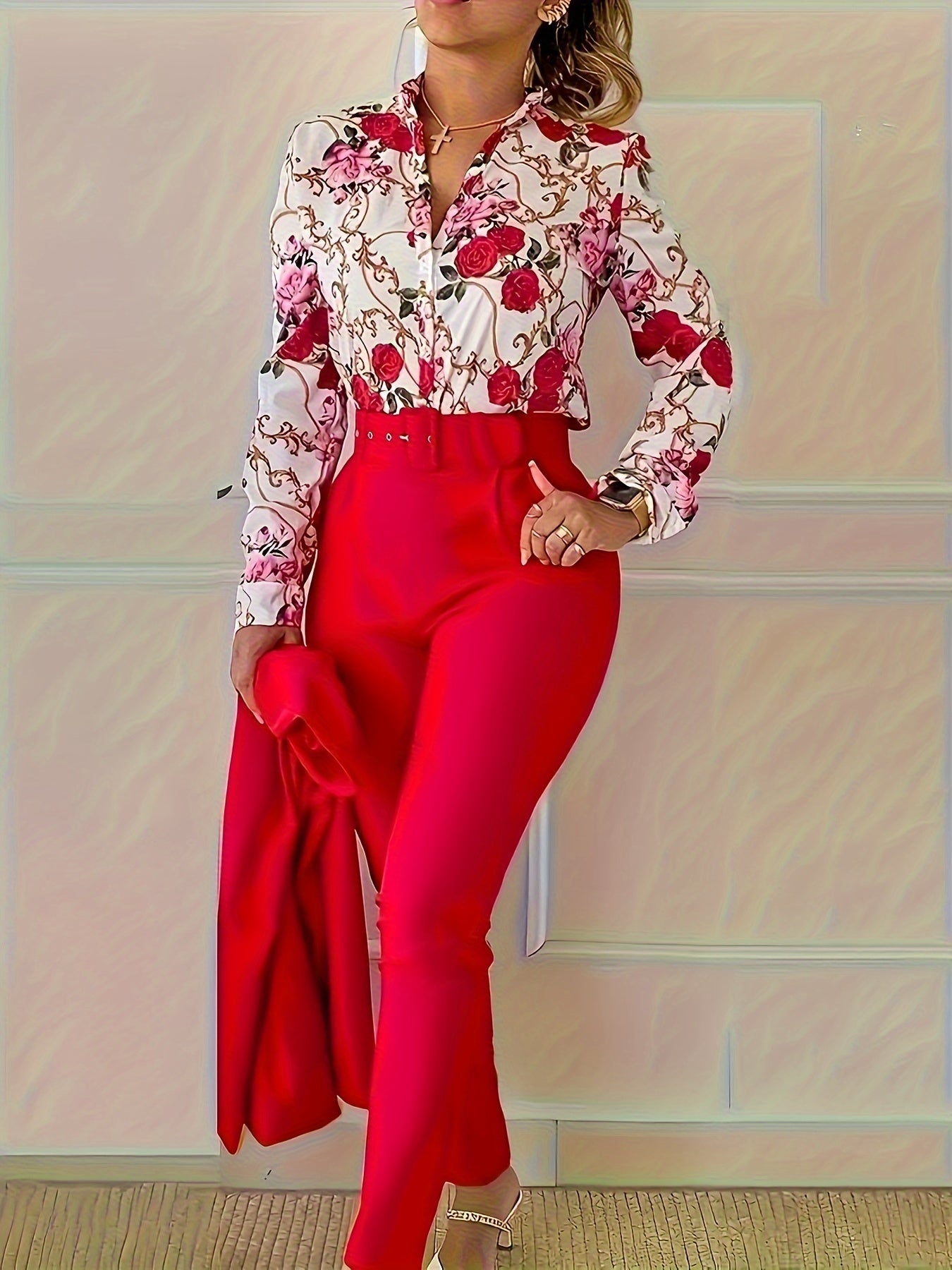 Elegant Floral Co-ord Set