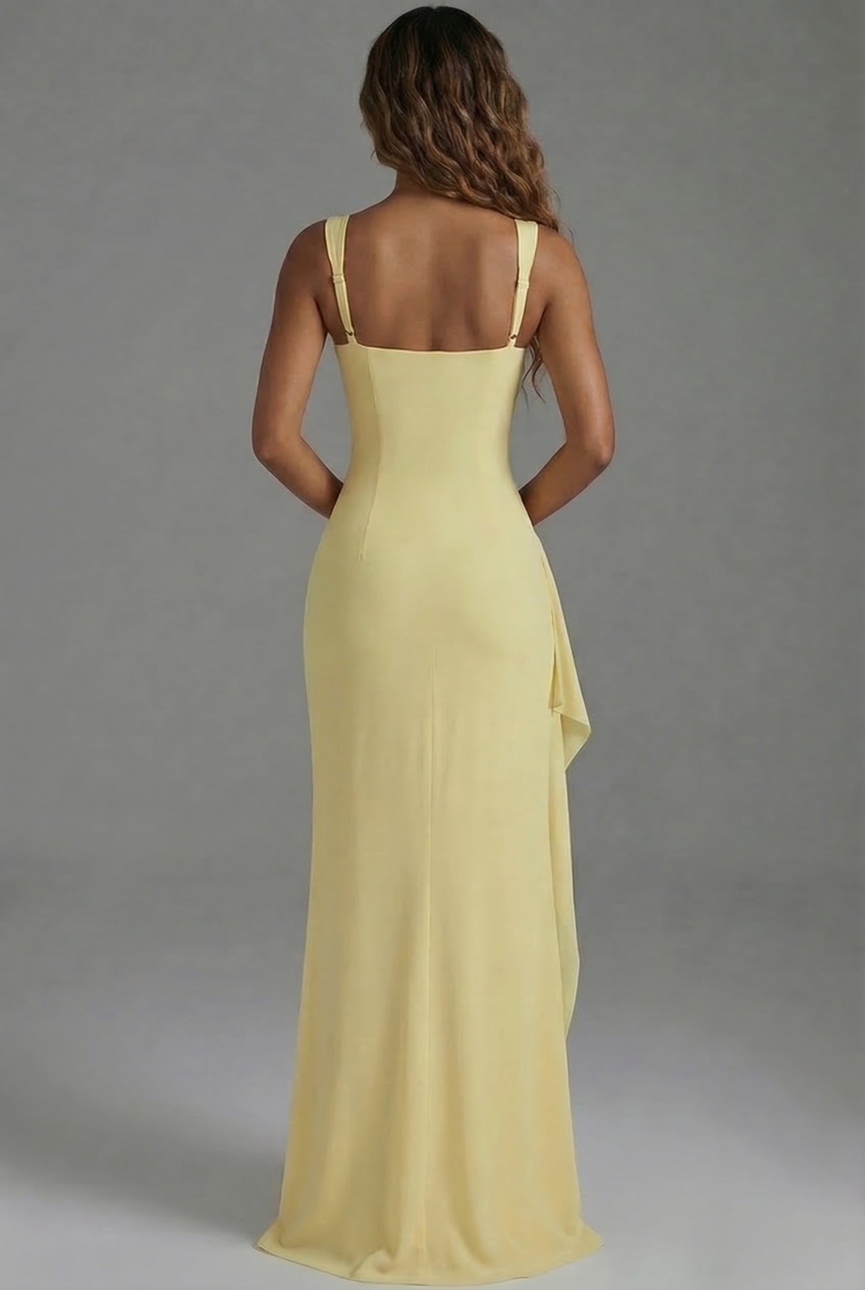 Women’s Elegant Bodycon Slip Leg Split Maxi Dress