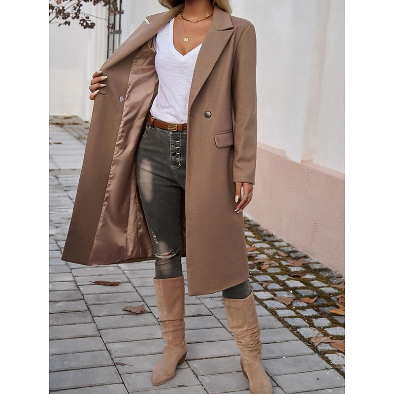 Dark Gray Longline Coat