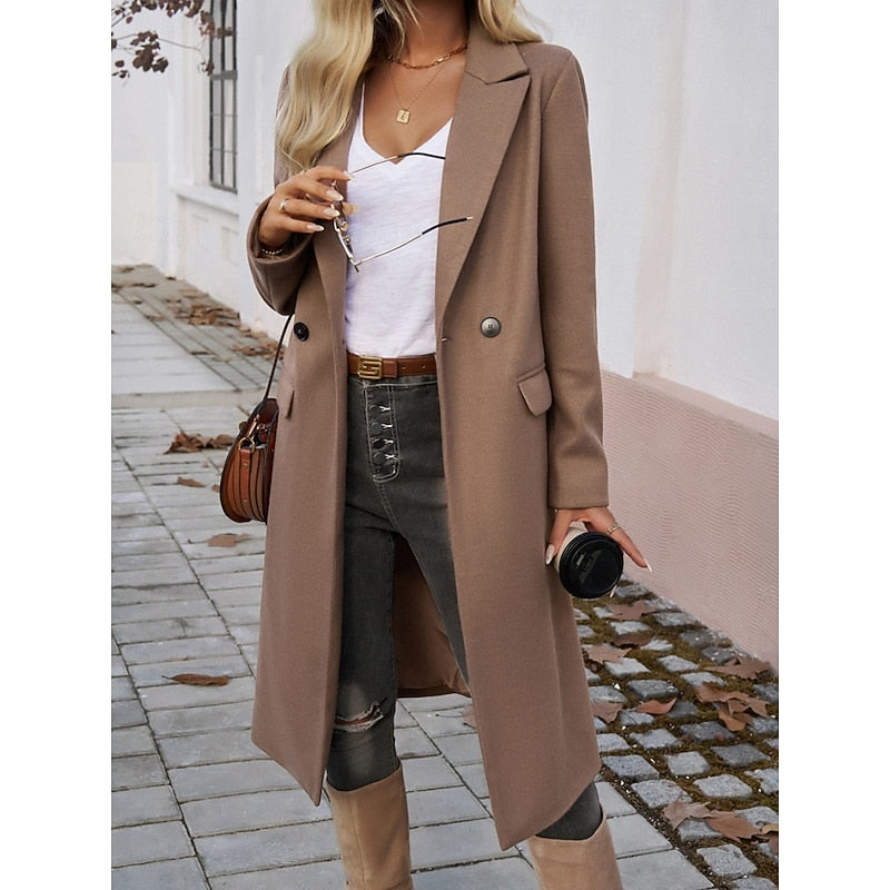 Dark Gray Longline Coat