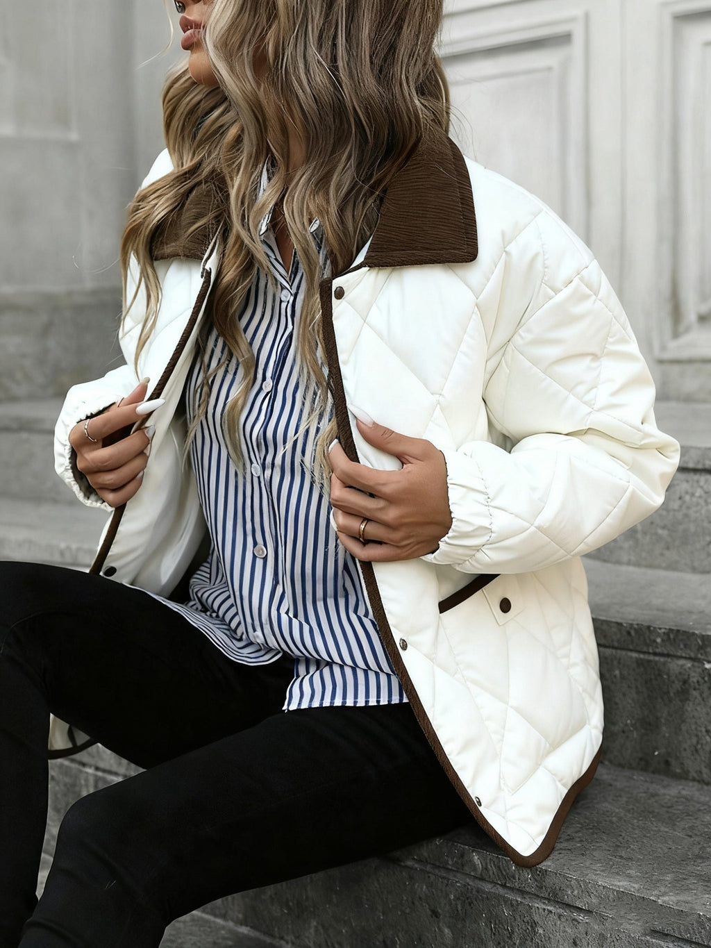 Milky Quilted Jacket