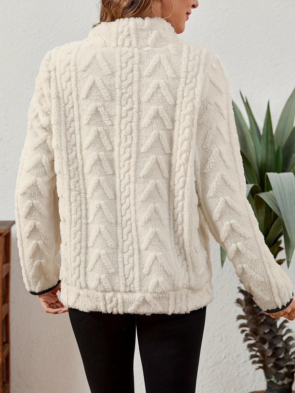 Cozy Half-Zip Sweater with Kangaroo Pocket