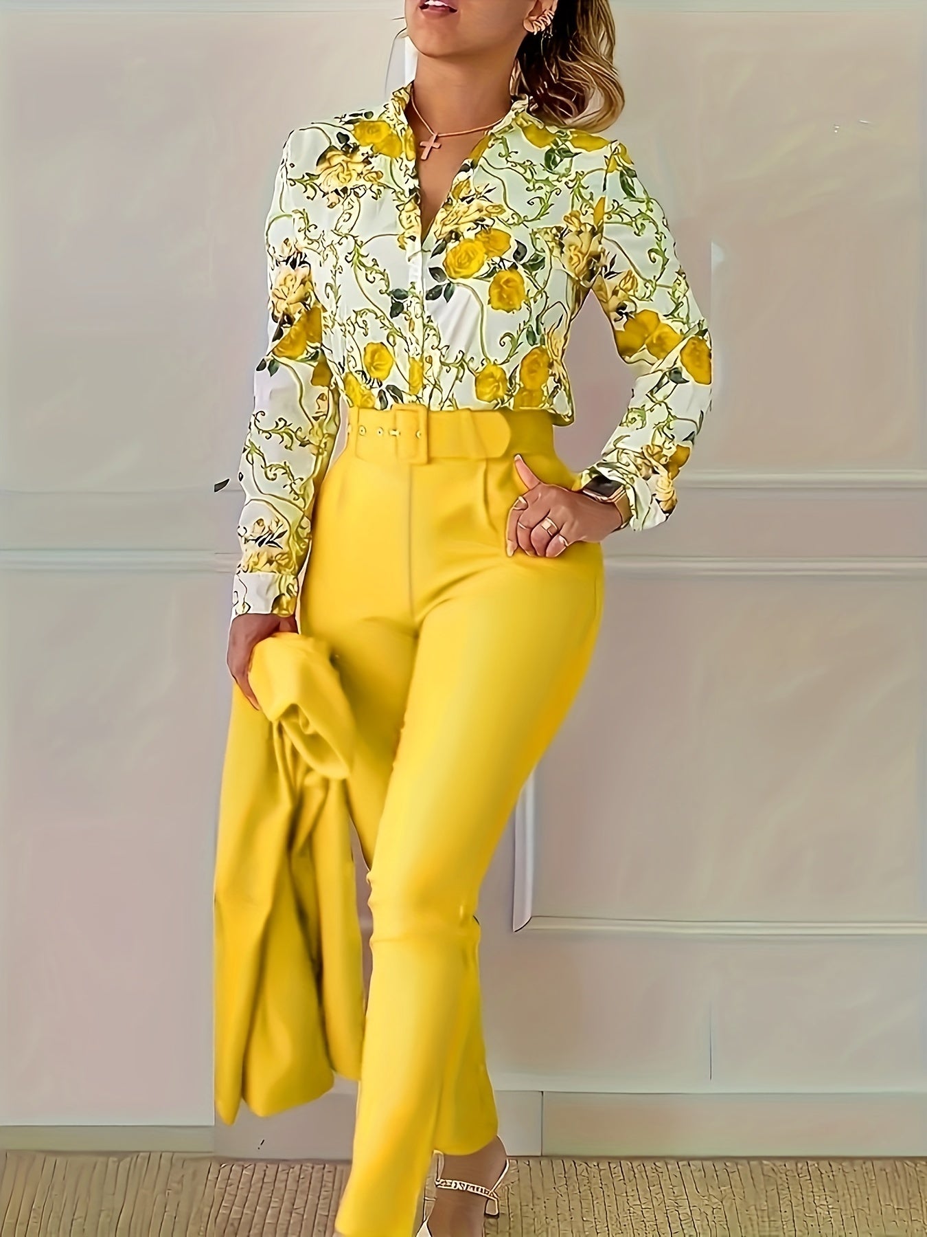 Elegant Floral Co-ord Set