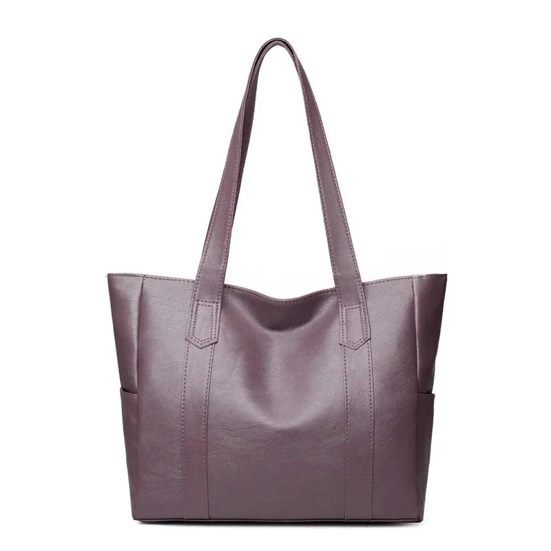 Black Zip-Closure Tote Bag