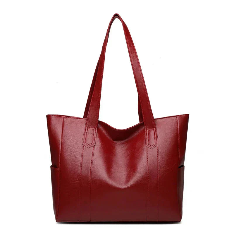 Black Zip-Closure Tote Bag