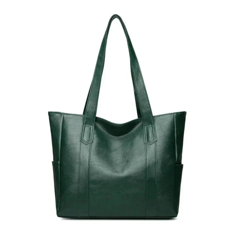 Black Zip-Closure Tote Bag