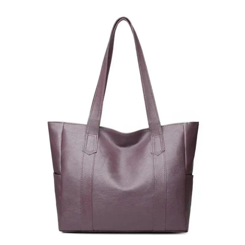 Black Zip-Closure Tote Bag
