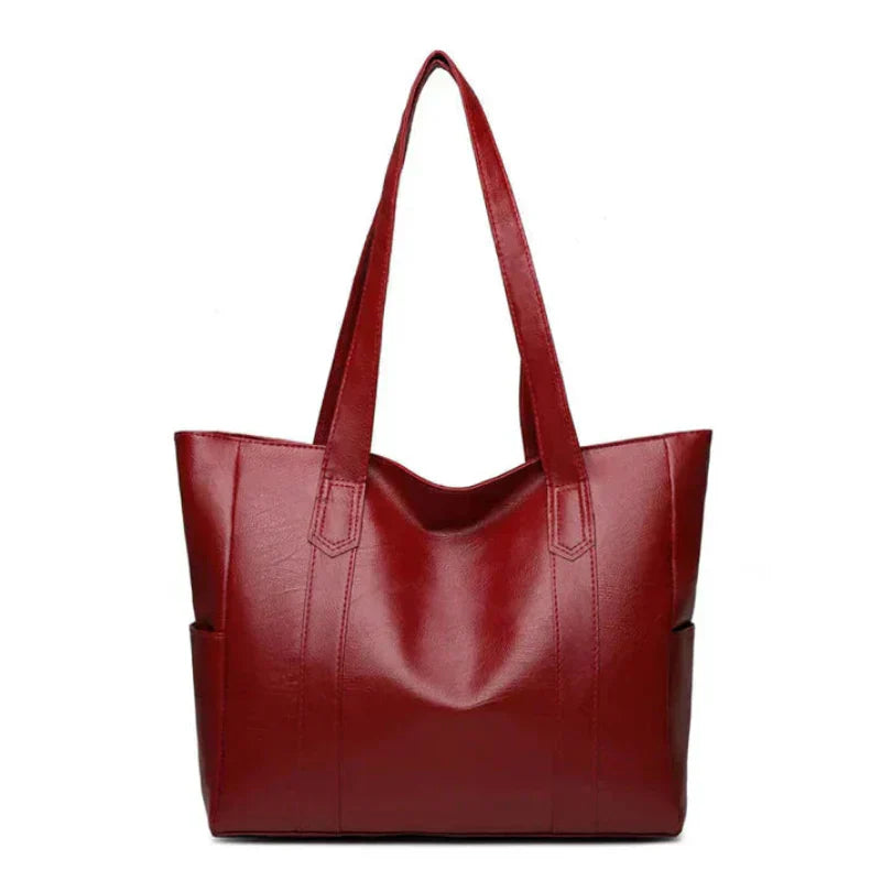 Black Zip-Closure Tote Bag