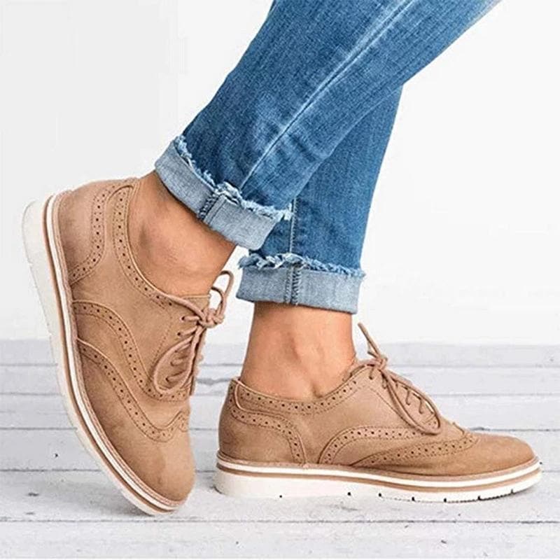 Khaki Suede Derby Loafers