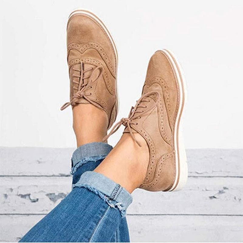 Khaki Suede Derby Loafers