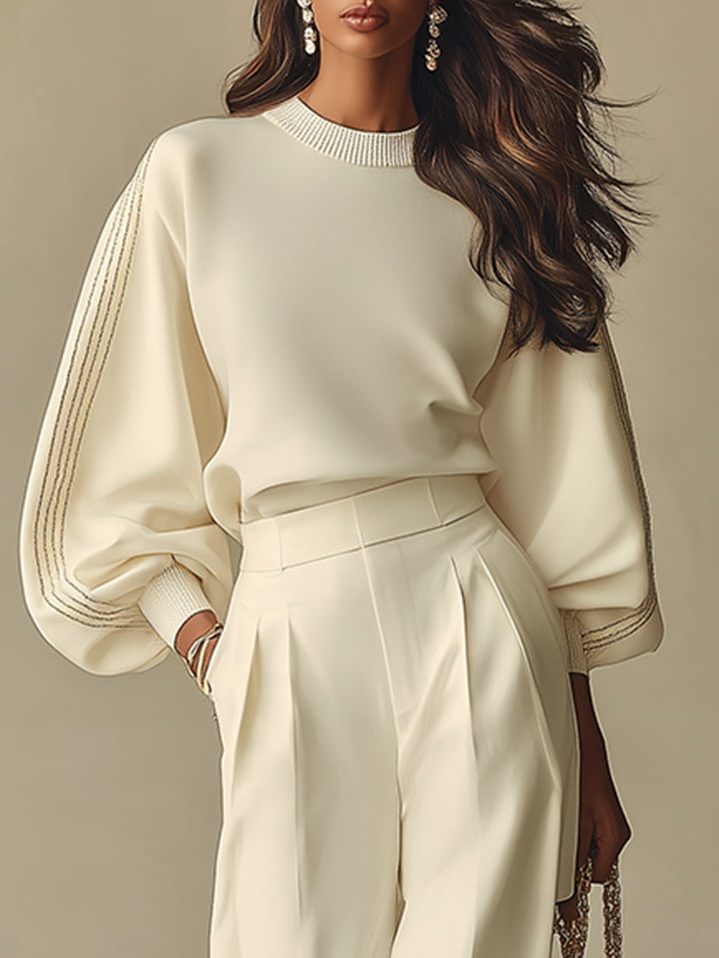 Ribbed knit co-ord set