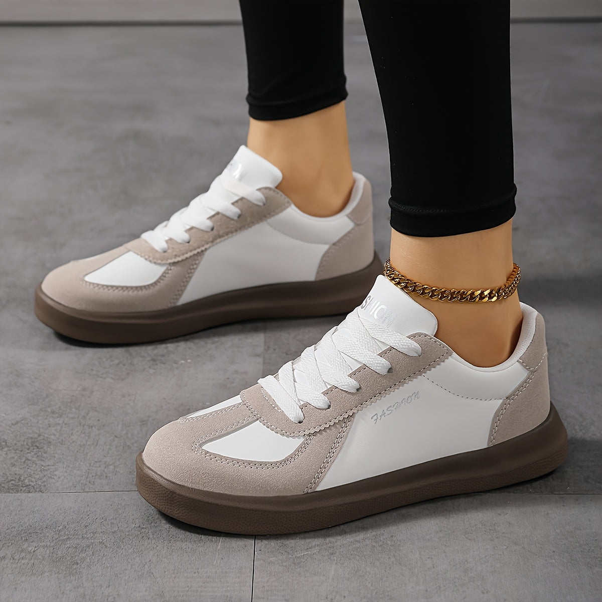 Black everyday lace-up Sneakers