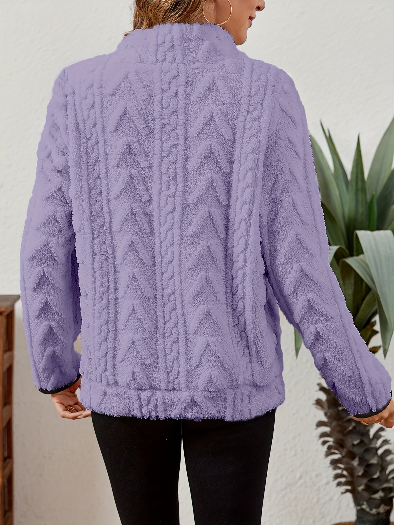Cozy Half-Zip Sweater with Kangaroo Pocket