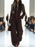 Denim Jumpsuit with Stand Collar