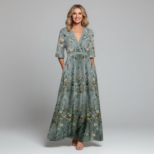 Alexa - Women’s Floral Maxi Dress
