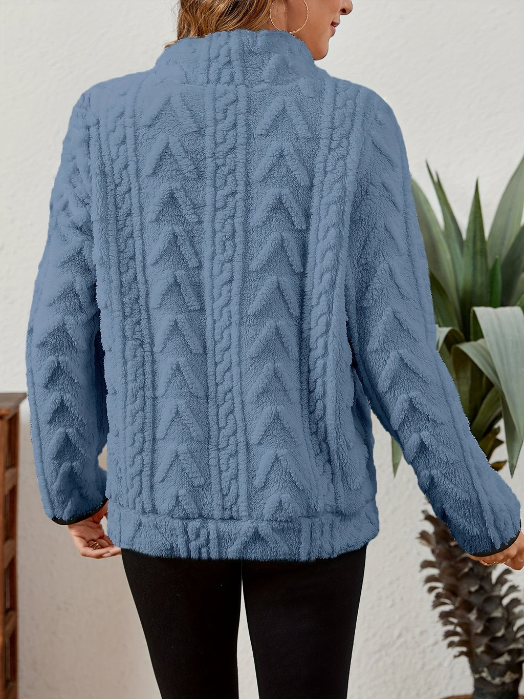 Cozy Half-Zip Sweater with Kangaroo Pocket