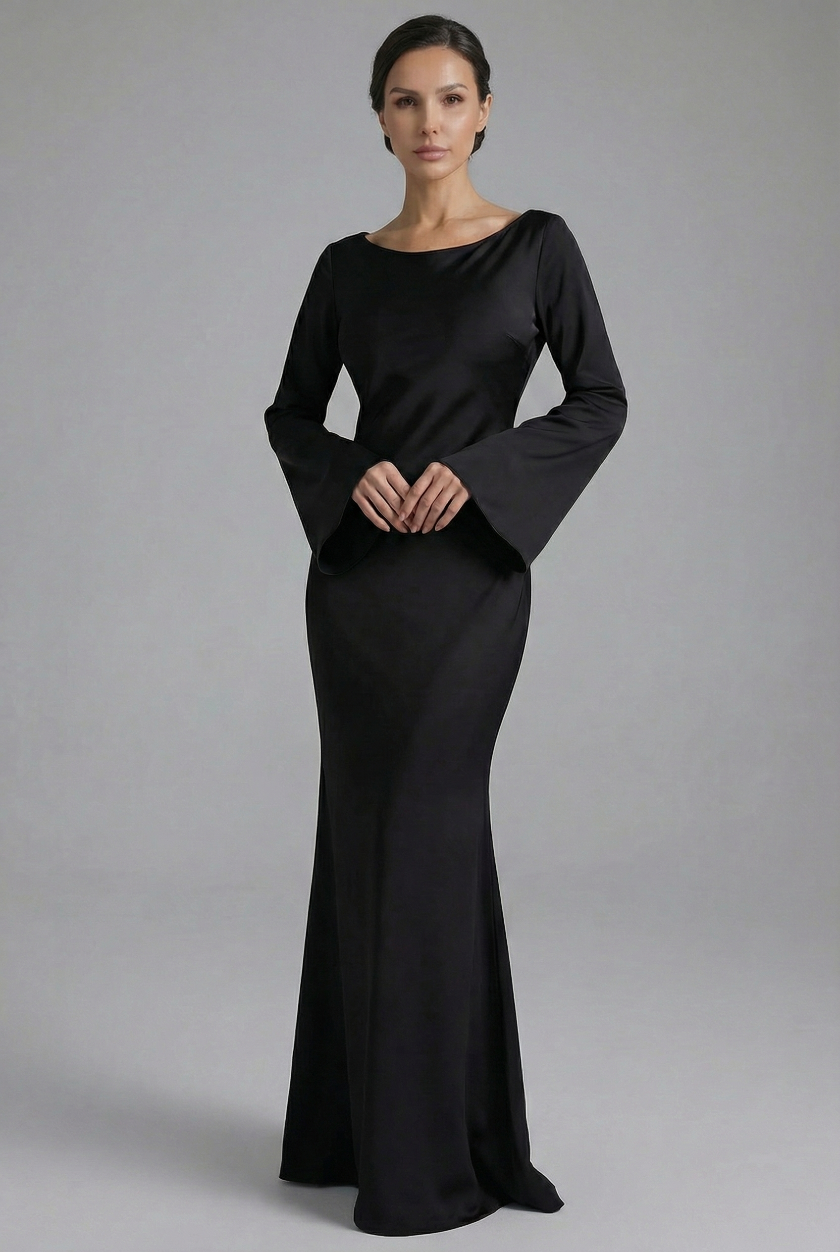 Women’s Elegant Long Sleeve Maxi Dress