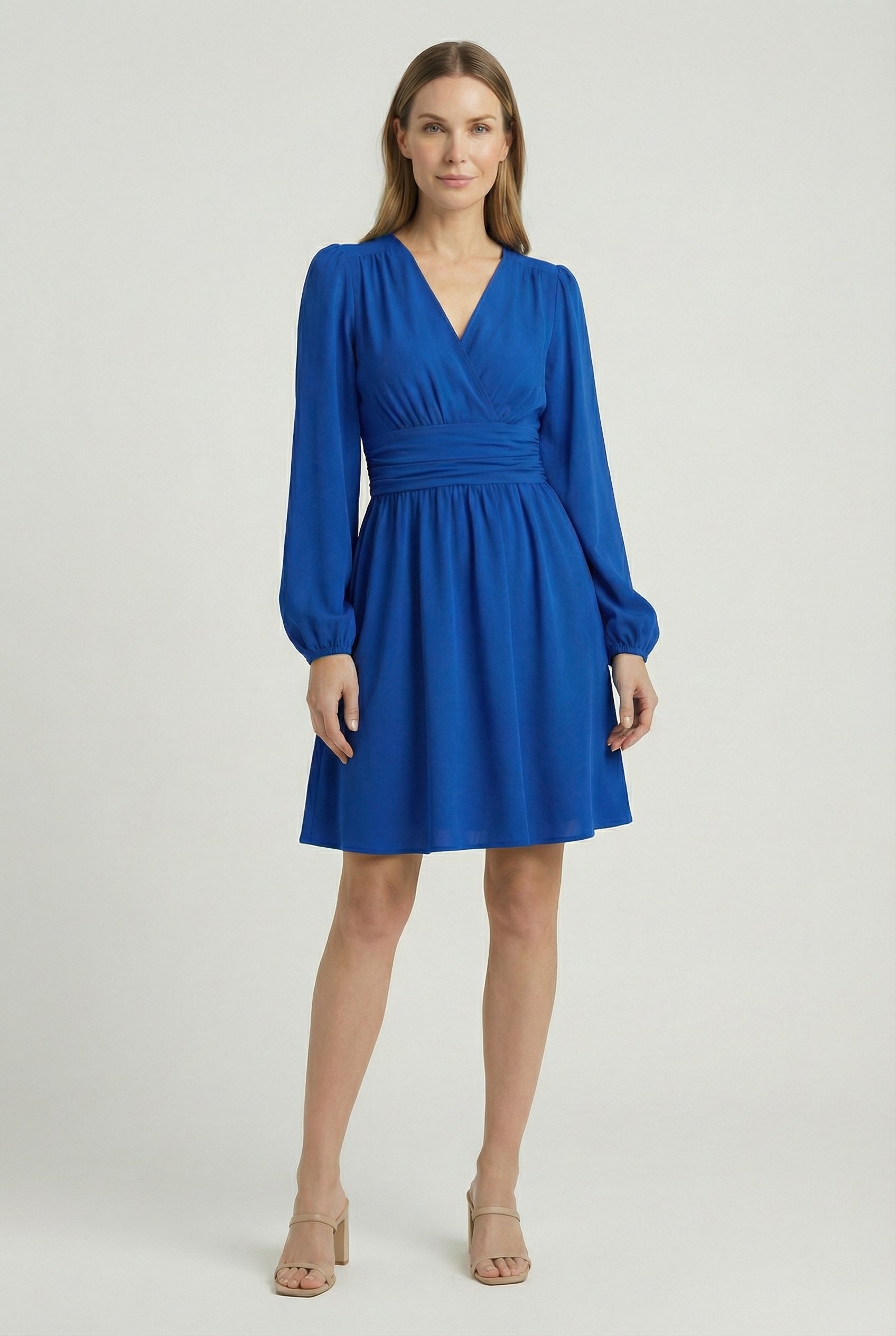 Women's Lightweight Pleated Midi Dress